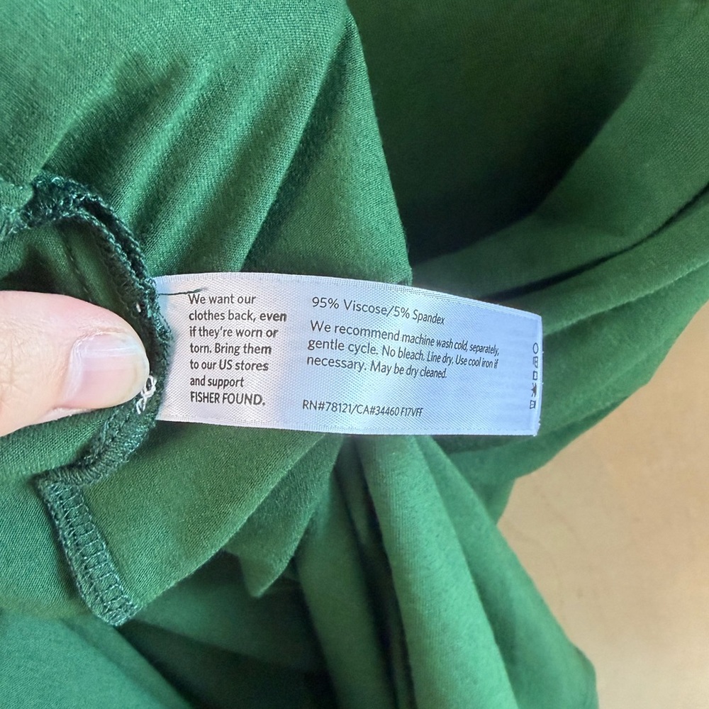 Eileen Fisher Hemlock Roundneck Tunic Viscose/Spandex Blend Size S? - Picture 5 of 6